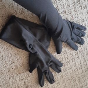 Long Black Gloves Cosplay Costume